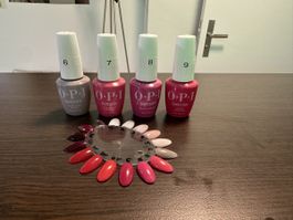 OPI GelColor Nagellack 4er Set Farbtöne 6-9 Neu