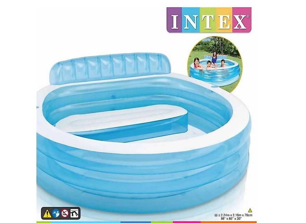 Piscine: Intex Pool Rund mit Sitzbank – Usato da Rheinfelden venduto da sanday95