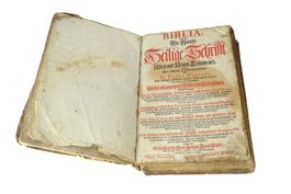 Antike Lutherbibel 1729 Basel – Tossanus / Thurneysen