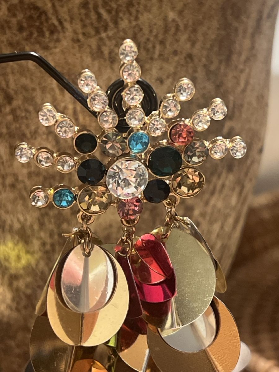 Ohrringe & -stecker: Statement Ohrringe mit Pailletten – Glamour  – Neu (gemäss Beschreibung) aus Seon von Sunny-Schmuck78 2