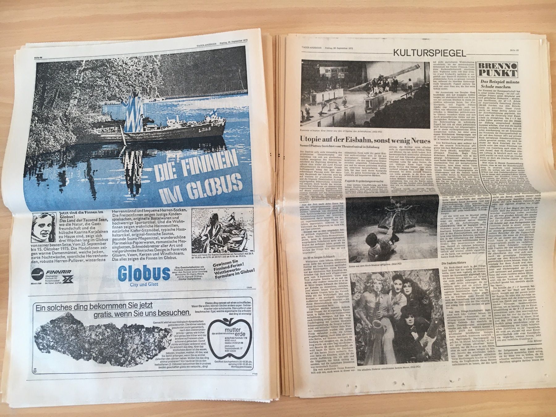Zeitschriften & Magazine: Tagesanzeiger vom 26. September 1975 – Gebraucht aus Luzern von Jiggy_8898 8