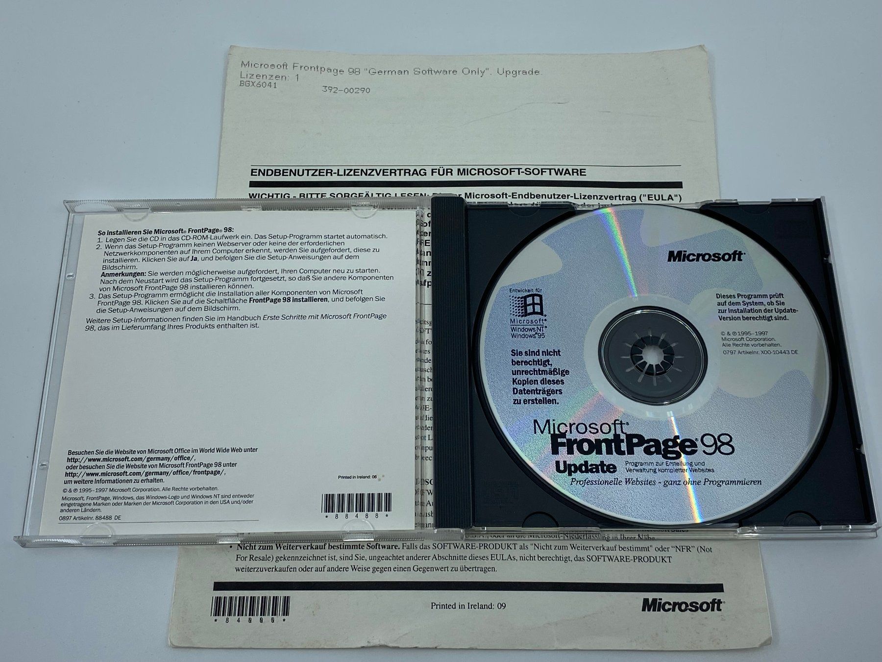 Microsoft Software: Microsoft FrontPage 98 Update für Windows – Nuovo (secondo la descrizione) da Langwiesen venduto da Restposten-24 1