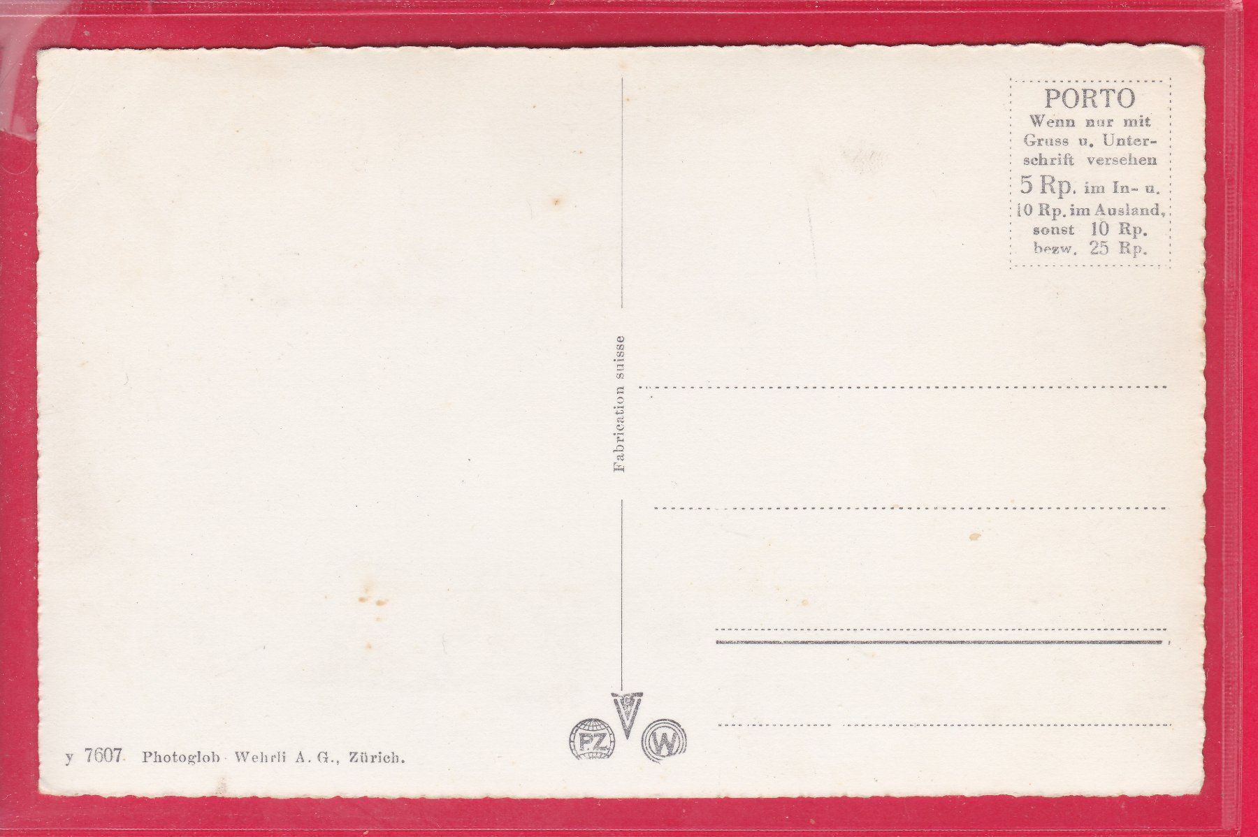 Cartoline postali: WÄDENSWIL – Usato da Oberrieden venduto da Gebirgsstelze 1