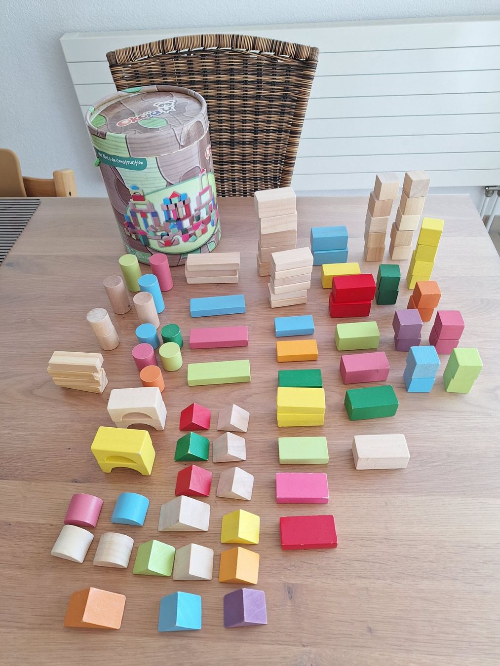 Kit di costruzioni: Blocs de construction bois Okoïa – Usato da Malleray venduto da Mawerix