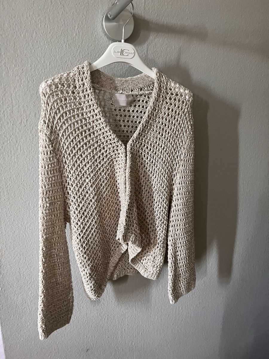 Hemisphere Jacken: Strickjacke Hemisphere, Gr. 34, beige – Gebraucht aus Solothurn von Brini06