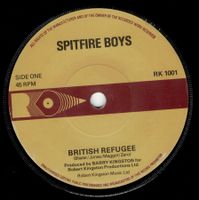 Spitfire Boys - British Refugee  7" Punk Rare