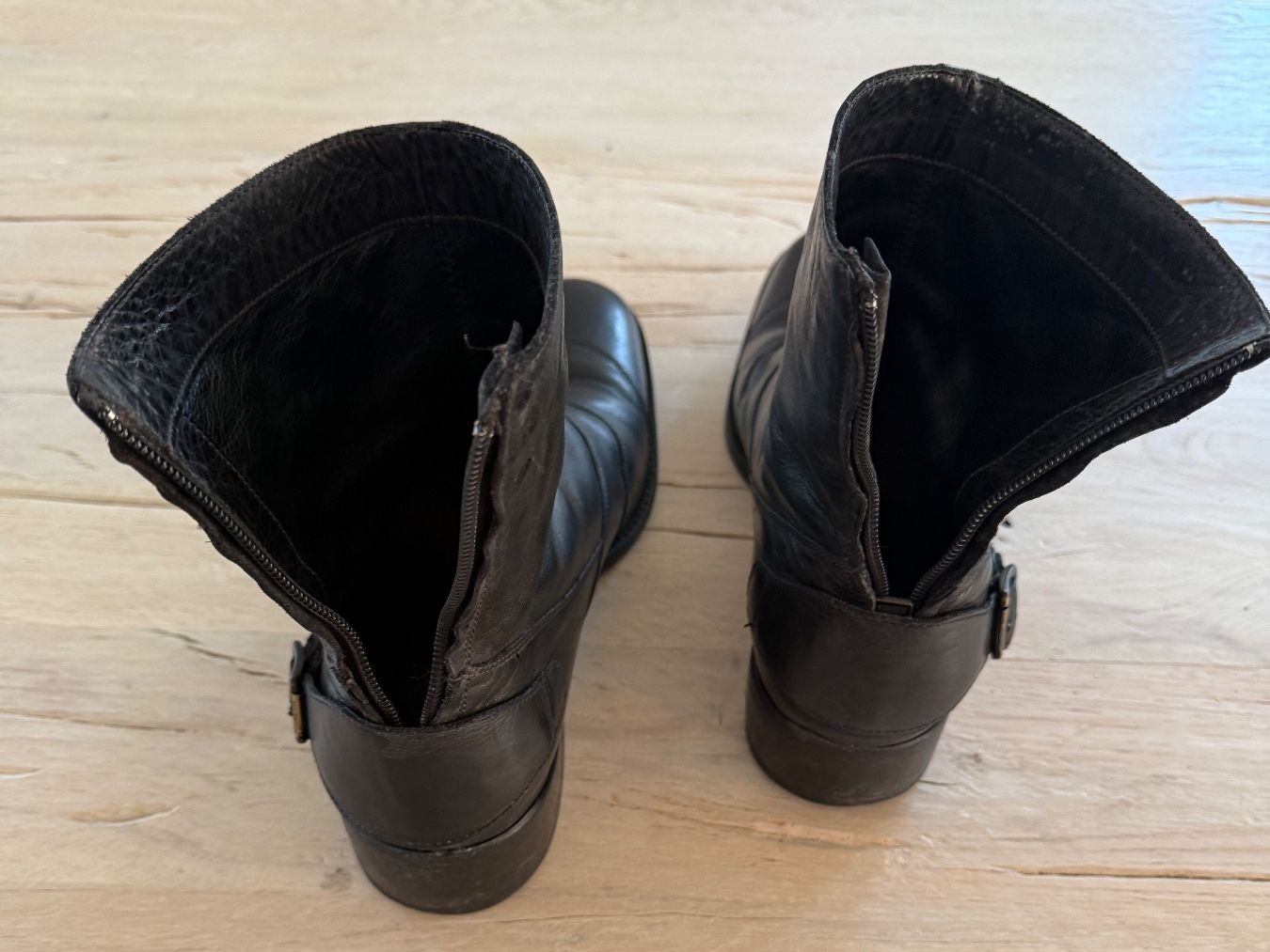 Belstaff Scarpe da uomo: Belstaff Townmaster Leder Stiefel schwarz – Usato da Ulisbach venduto da FeuerVogel68 2