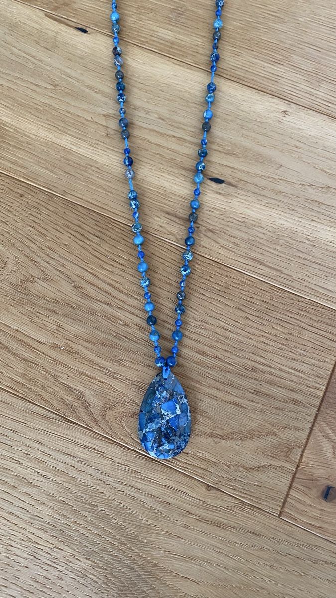 Catenine: Steinkette blau – Usato da Wilen (Sarnen) venduto da SanVibes22 3
