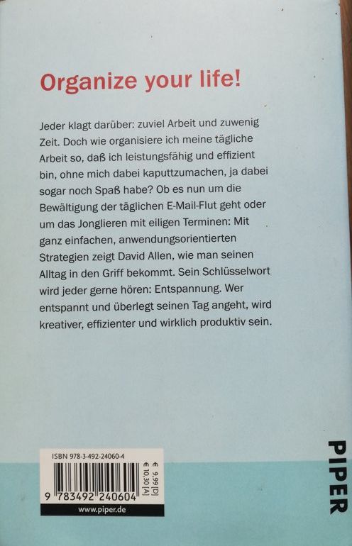 Bücher: Wie ich die Dinge geregelt kriege – Gebraucht aus Genève von mar_q7yb 1