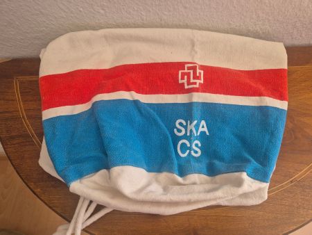 Vintage Turnbeutel Rucksack der Schweizer Skischule SKA CS