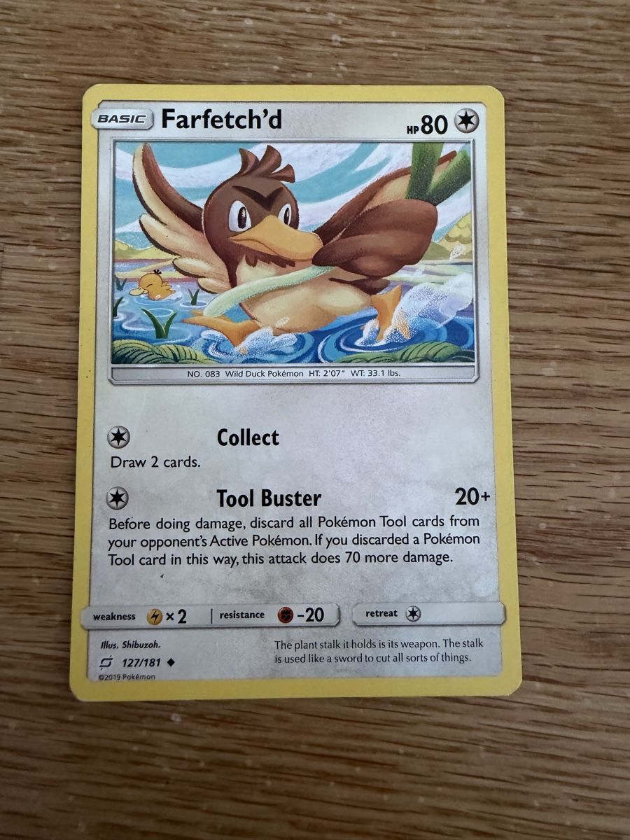 Cartoline: Farfetch’d 127/181 – Usato da Uitikon Waldegg venduto da Sa_v9gp