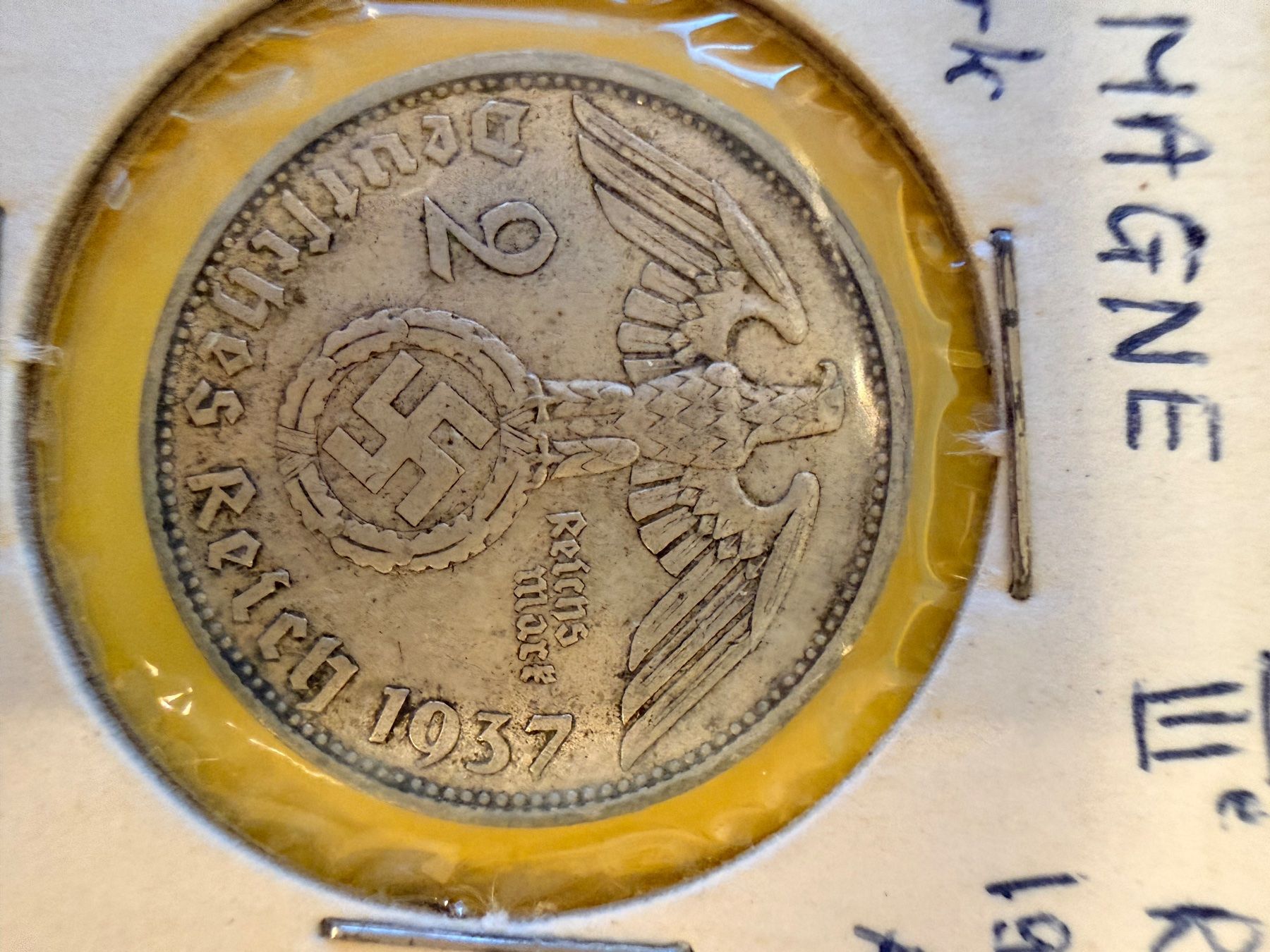 Tutti le monete: Deutsches Reich - 2 Reichsmark 1937 A – Usato da Genève venduto da lac_pf6t 6