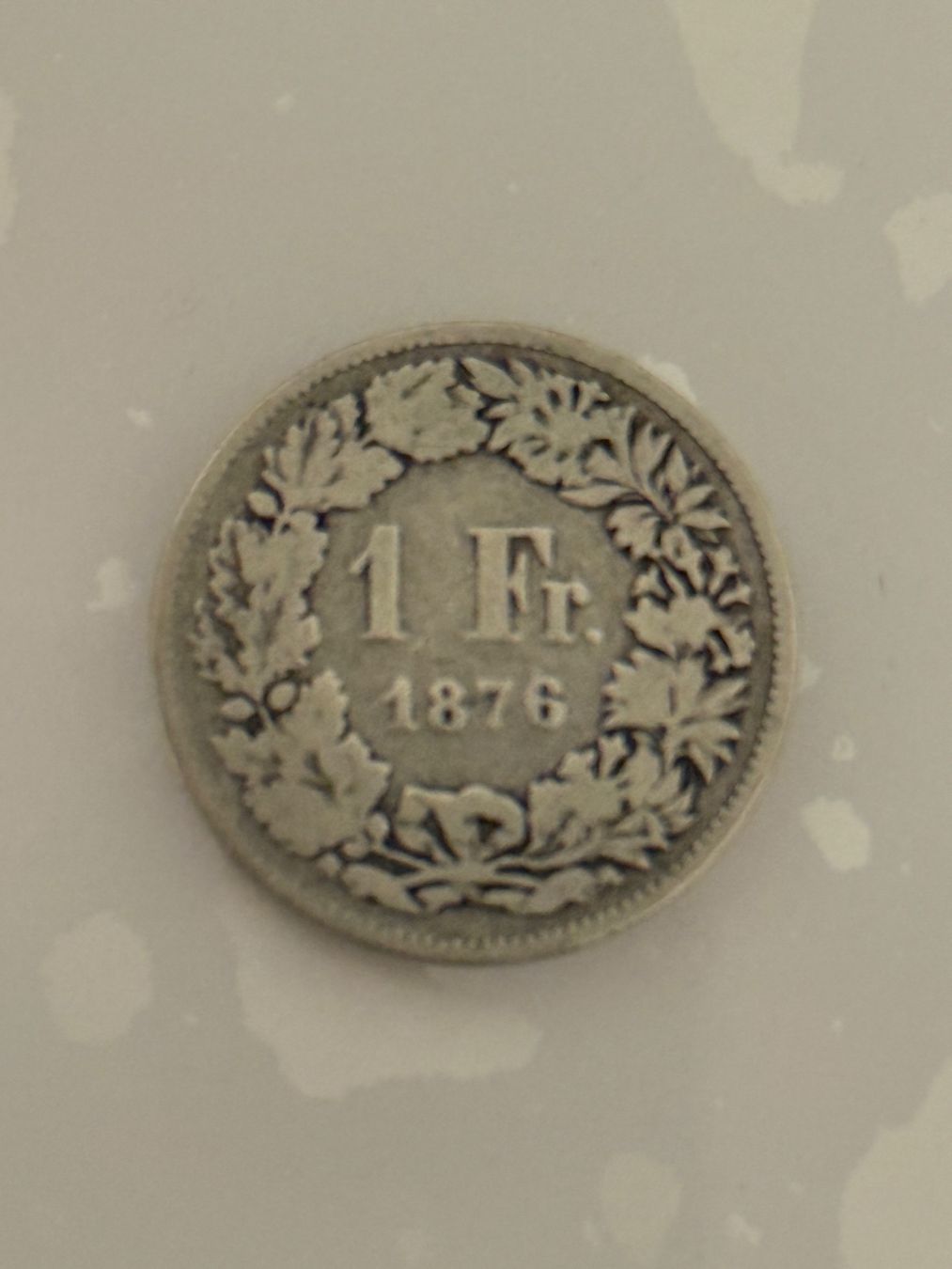 Tutti le monete: 1 Franken 1876  Rar – Usato da Wallisellen venduto da SWISS_SILVER1