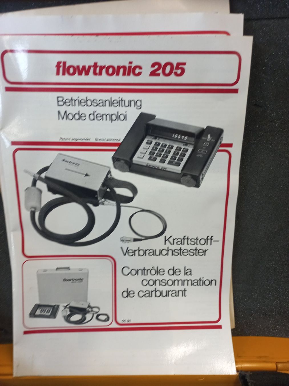 Misurare: Kraftstoffverbrauchs - Durchflussmessgerät Flowtronic 204 – Usato da Dulliken venduto da Dullikenlerchclassic 1