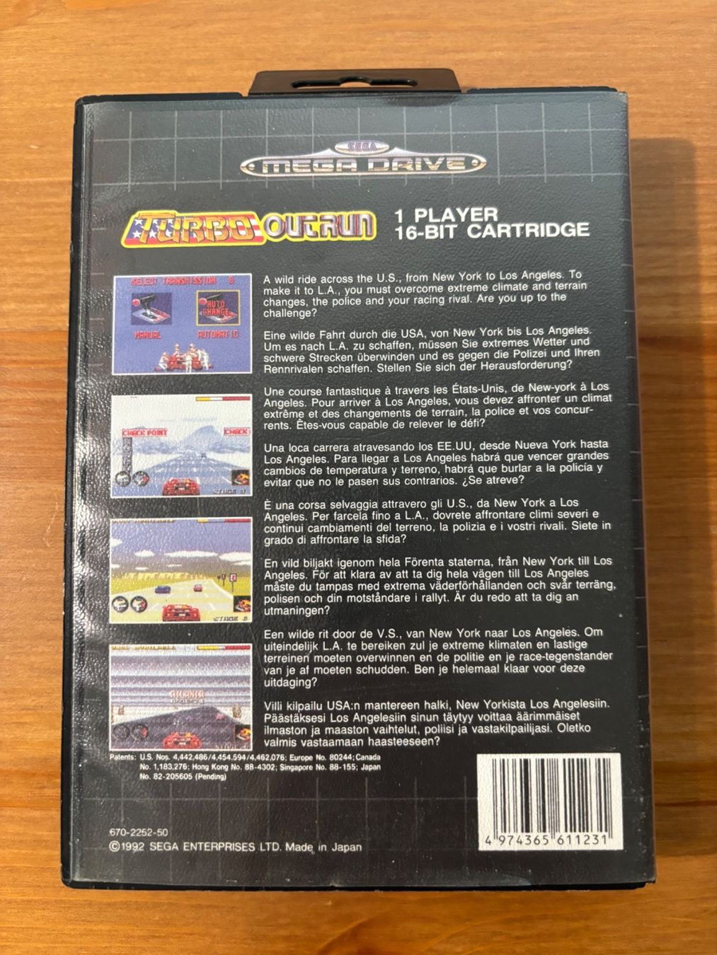 Sega Spiele: Turbo Outrun [Mega Drive] - komplett – Gebraucht aus Killwangen von  2