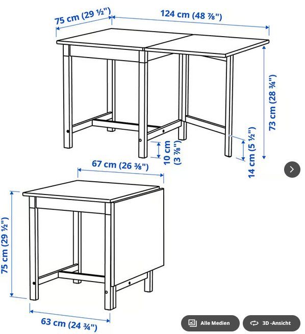 Ikea Set di tavolo e panche: Ikea PINNTORP / STEFAN Tisch und 2 Stühle – Usato da Biel/Bienne venduto da big_hxr7 7