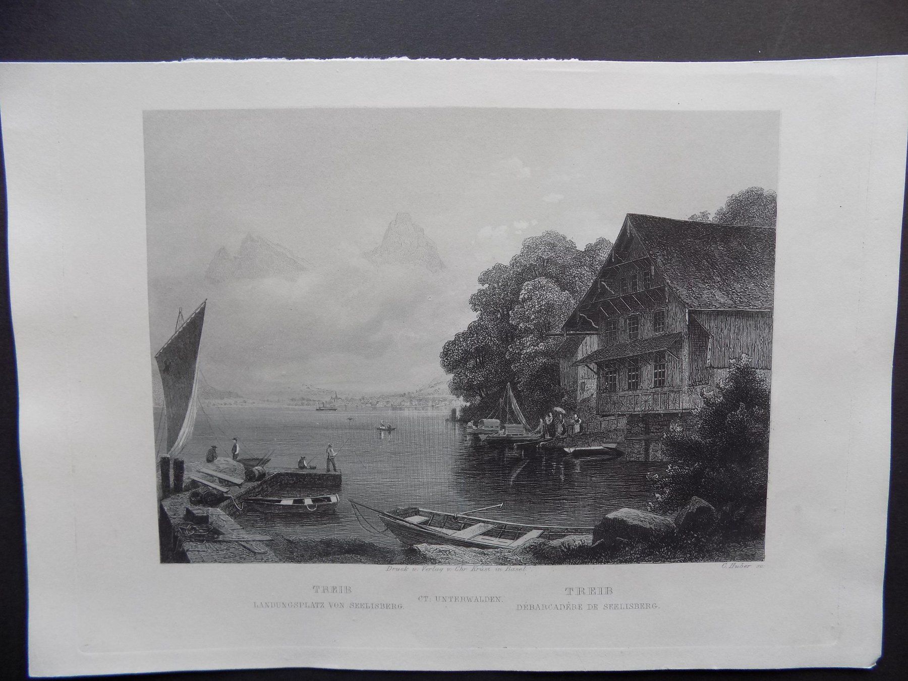Gravures: Treib Seelisberg Vierwaldstättersee – D'occasion à Risch par Rischli15