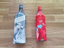 Johnnie Walker "A Song of Ice" & Limited red Whisky(leer)