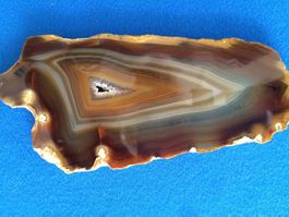 Fossilien/Mineral "Achat"-Platte
