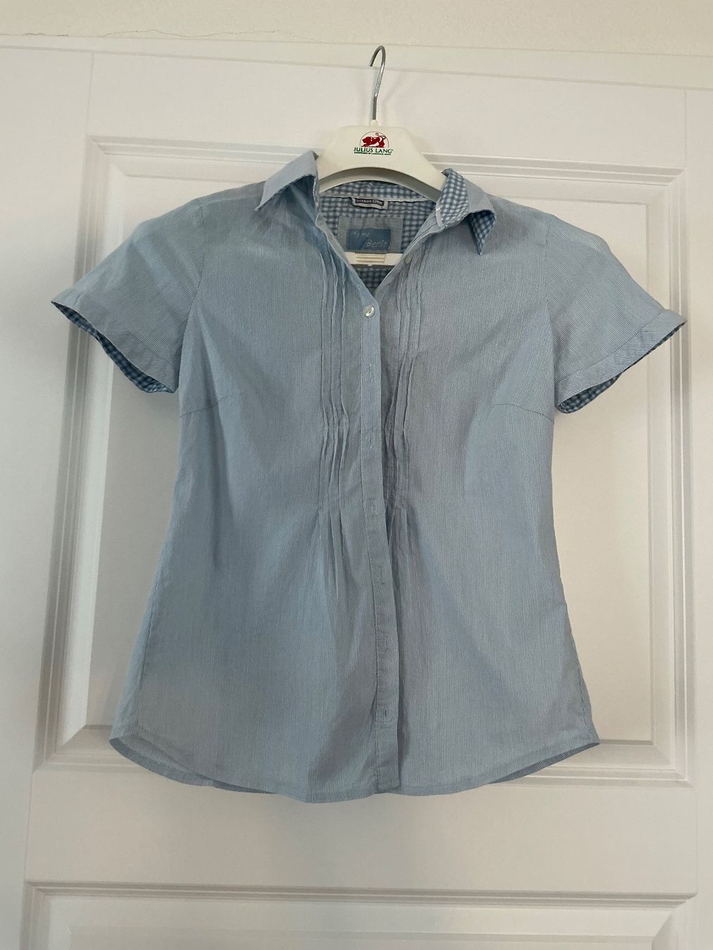 Camicette: STREET ONE Sommer Bluse,  hellblau gestreift, Gr.  36 – Nuovo (secondo la descrizione) da Aesch BL venduto da Fortexx
