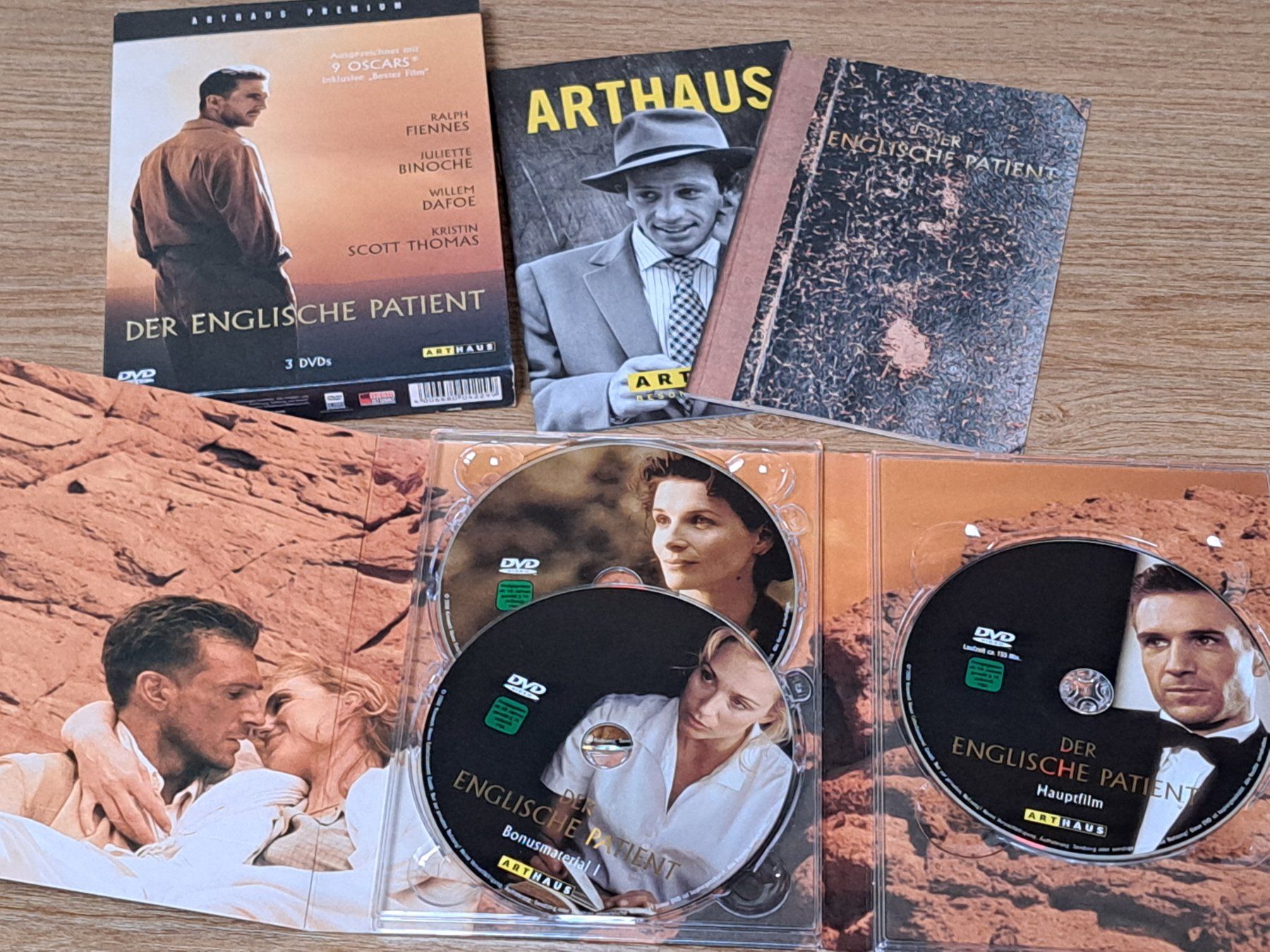 Tutti i DVDs: Der Englische Patient  3-Disc Arthaus Premium Collection – Nuovo (secondo la descrizione) da Unterseen venduto da Kanica 7