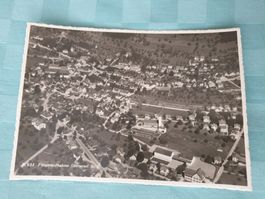 alte Ansichtskarte F 624 Fliegeraufnahme Oberuzwil St.Gallen