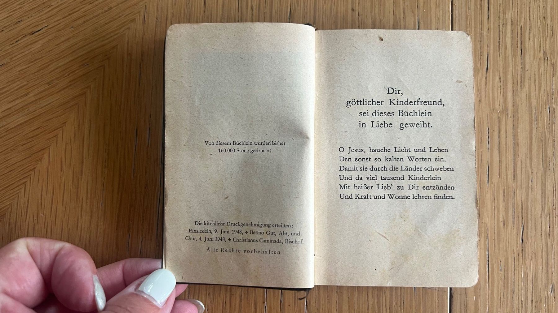Libri: Vintage Gebetbuch 1948 – Usato da Schübelbach venduto da Dolly990_2 4