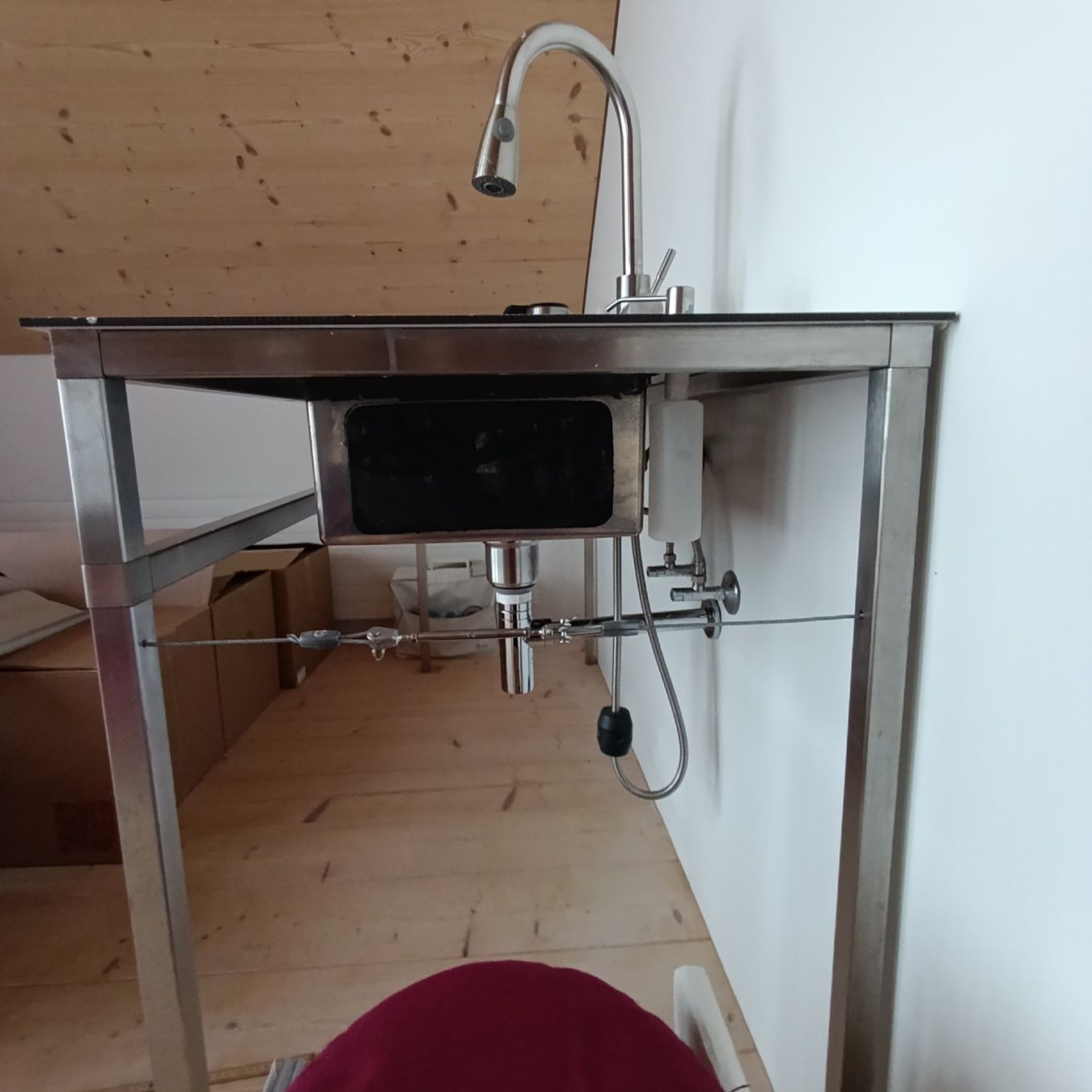 Spülbecken & Waschbecken: Waschtisch mit Lavabo und Brause – Neu (gemäss Beschreibung) aus St. Gallen von Seifenmann 5