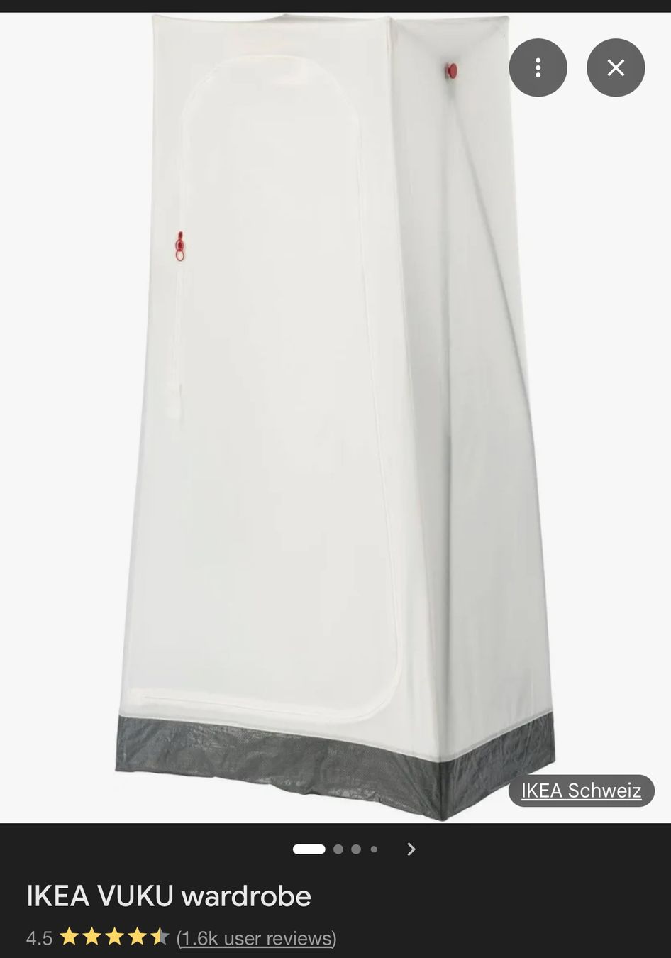 Ikea Armadi: IKEA foldable storage closet for cellars – Nuovo (secondo la descrizione) da Zug venduto da kse_w9mn