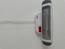 Wickeltischstrahler Reer weiss grau guter Zustand