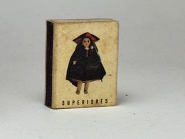 Streichholzschachtel alt Superiores Peruana