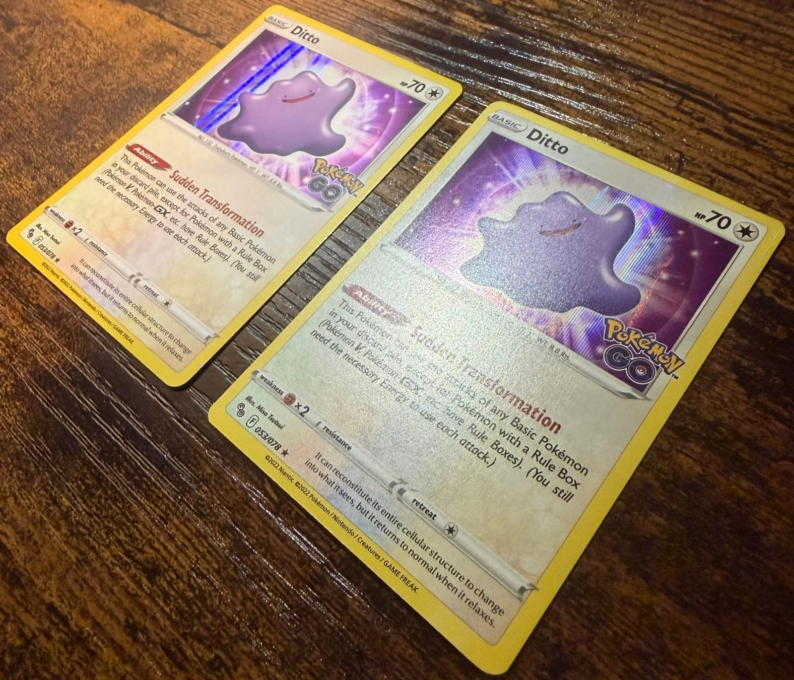 Pokémon Carte collezionabili: Ditto Holo 53 – Usato da Zürich venduto da PEACECOCOON 1