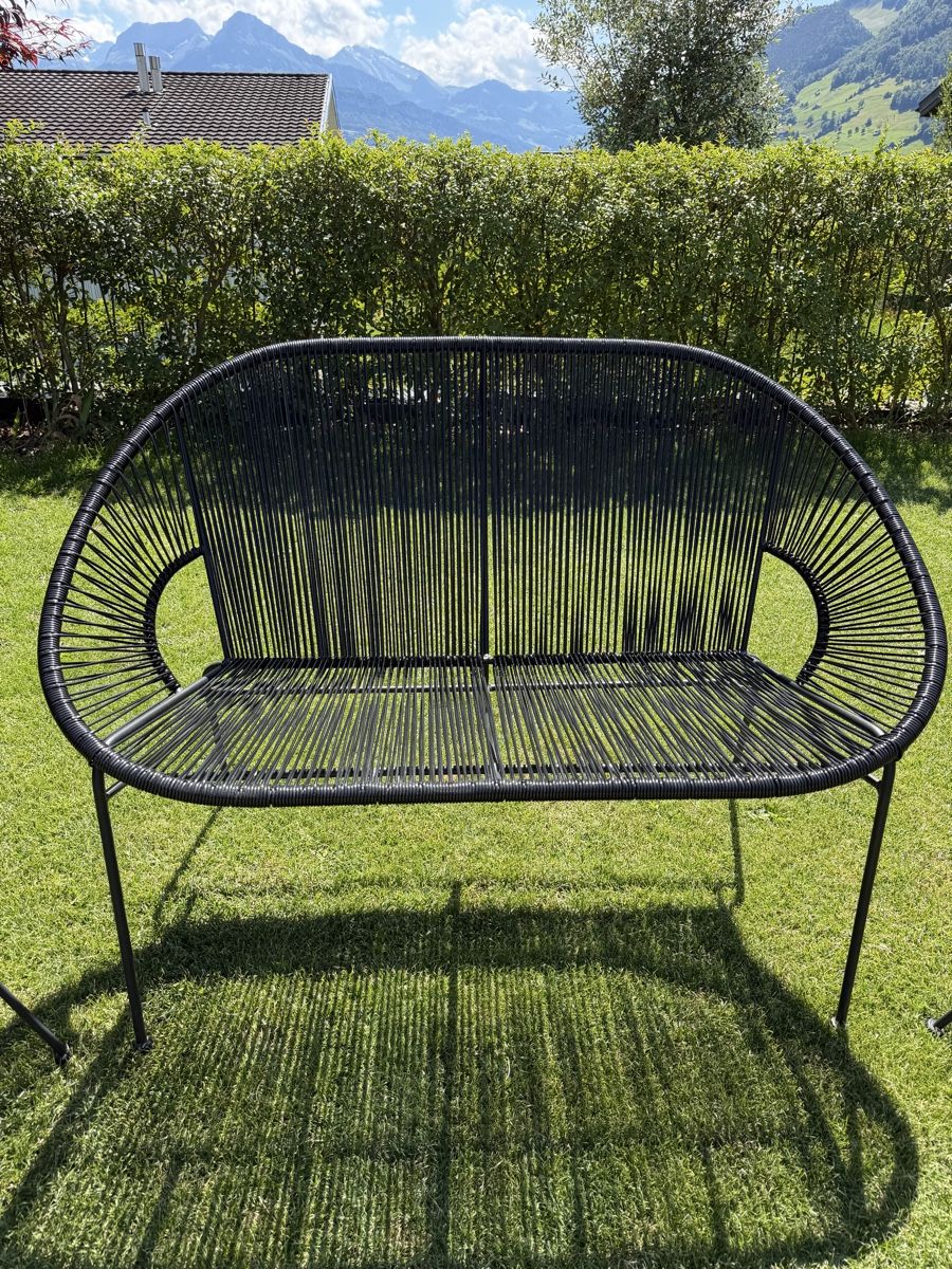 Maisons du monde Sedie: Chairs & Bench Set - Perfect for Summer Garden – Usato da Schwyz venduto da adbaar 2