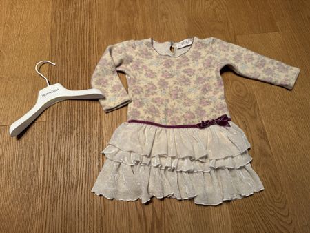 Monnalisa Kleid, Gr. 18M, Blumenmuster