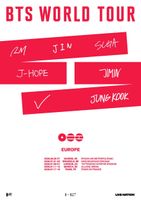BTS Arirang Paris July 17th tickets x3