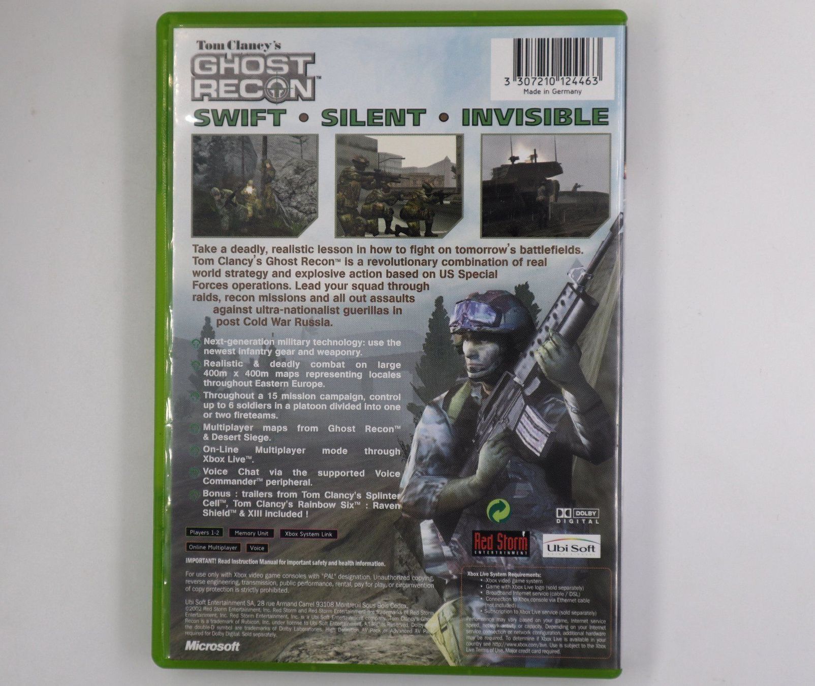 Microsoft Giochi: Tom Clancy's Ghost Recon XBox PAL Eng. – Usato da Baden venduto da TellsKuchenhaus 1
