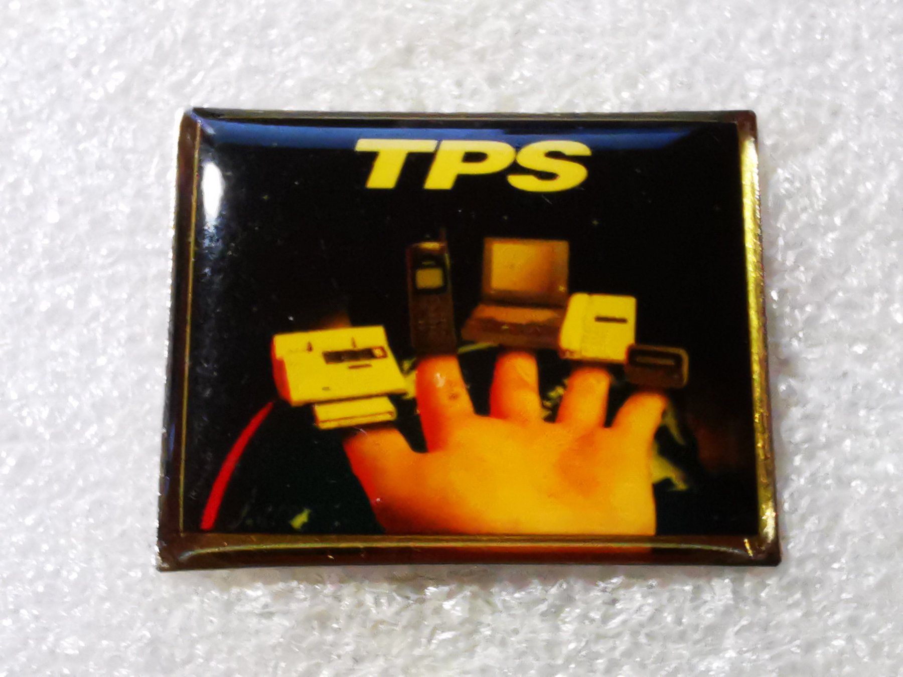 Placchette & Badge: Ansteckpin 88: TPS – Usato da Oppligen venduto da Pin-Fall-Shop