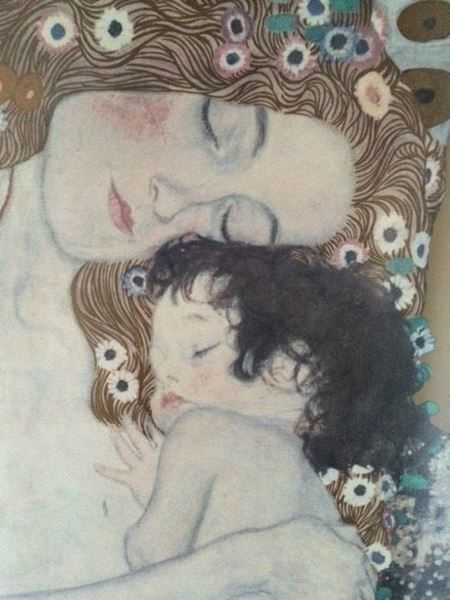 Grafica & Litografie: Mutter mit Kind von Gustav Klimt – Usato da Oberwil BL venduto da Sinmik 1