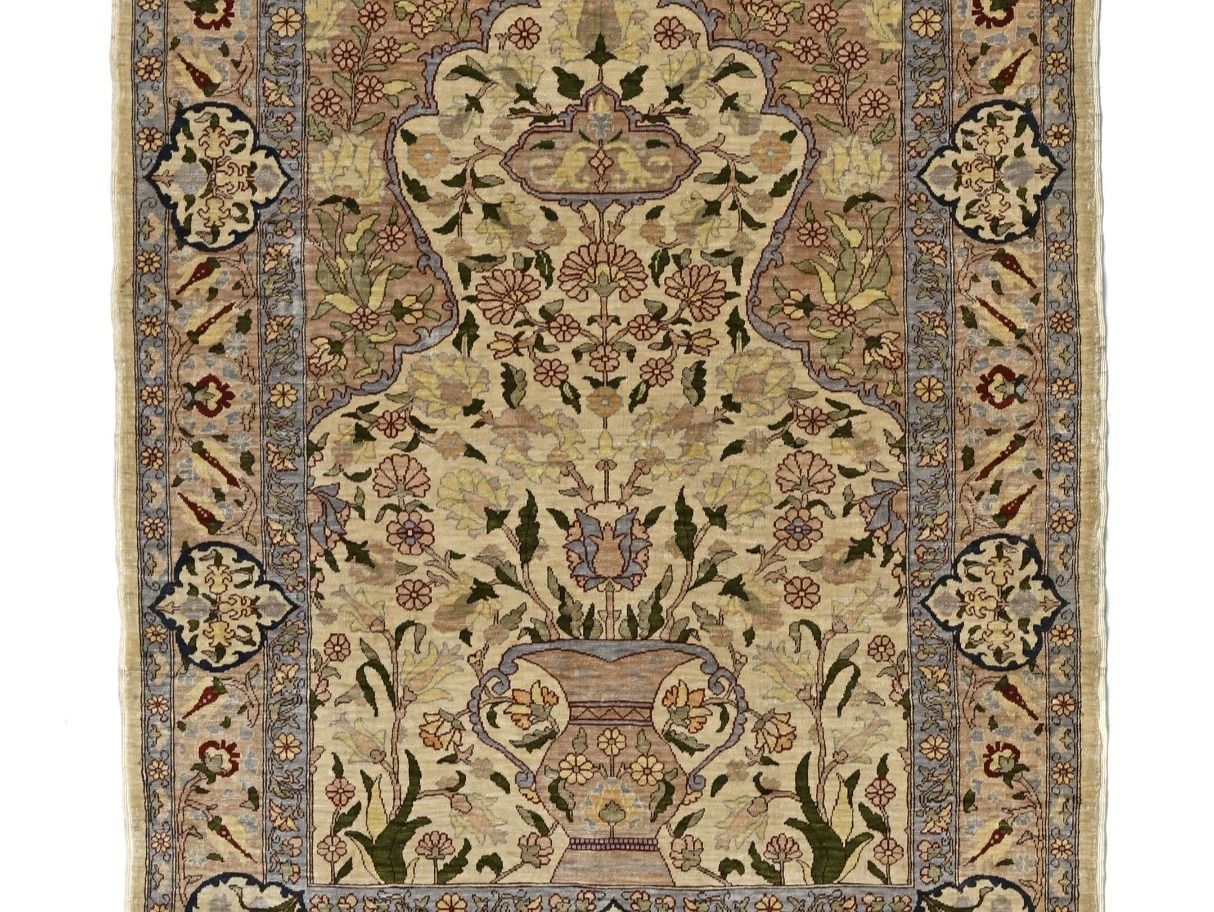 Tappeti: Hereke signed silk carpet, Turkey, 20th c – Usato da Apples venduto da the_7jtf 1