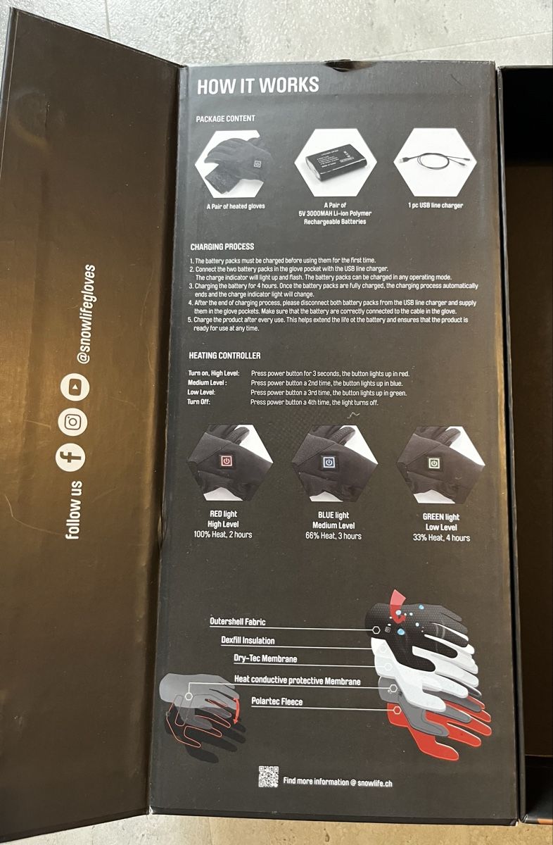 Handschuhe & Handstulpen: Handschuhe beheizbar – Neu und originalverpackt aus Ibach von Zilli30 2