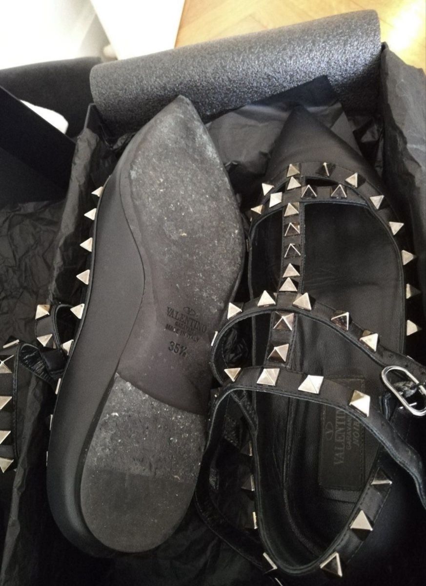 Valentino Scarpe da donna: Valentino soblack Rockstud Ballet Flats - size 35,5-36 – Usato da Schwyz venduto da ann_5w8m 4