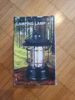 Campinglampe LED COB Schwarz Neu OVP 11.5x11.5x18.5cm