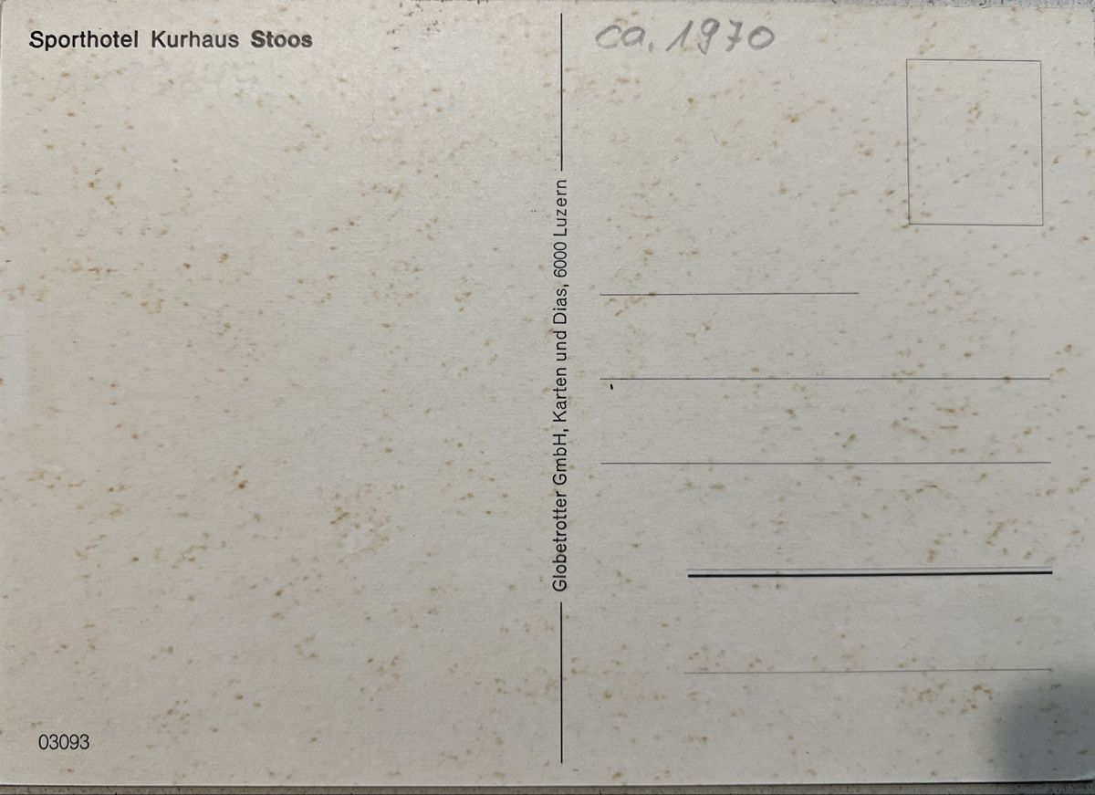 Cartoline postali: AK Winter Stoos SZ. 4 Bildrig ca.1970 – Usato da Muotathal venduto da OttoK01 1