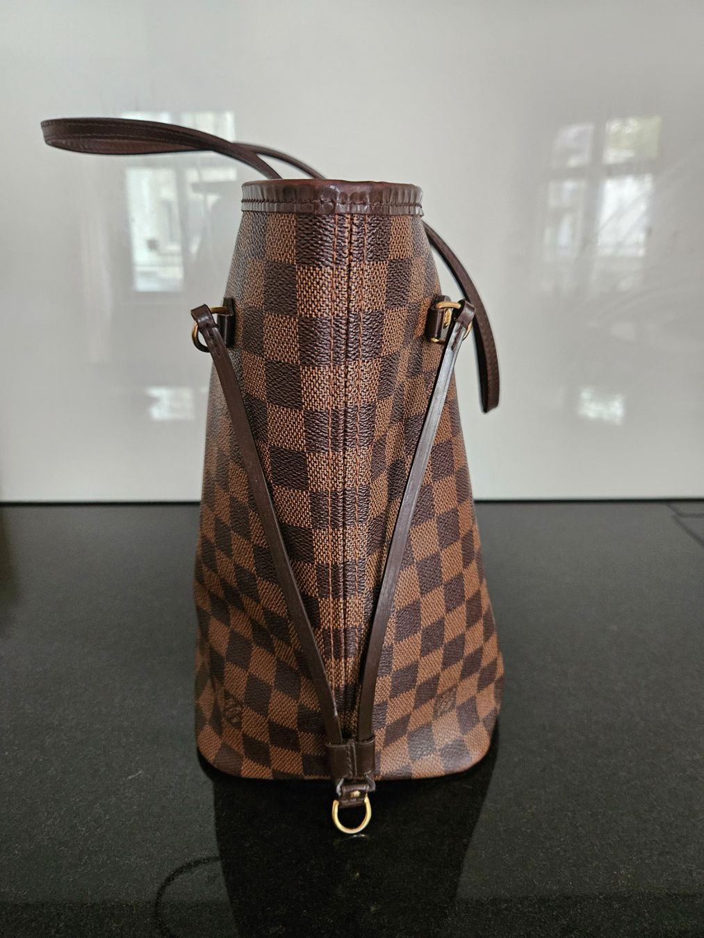 Louis Vuitton Taschen für Damen: Louis Vuitton Neverfull MM Damier Ebene – Gebraucht aus Luzern von miletas89 2