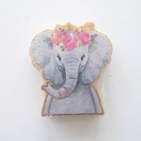 Holzstempel - Stempel - Motivstempel - Elefant
