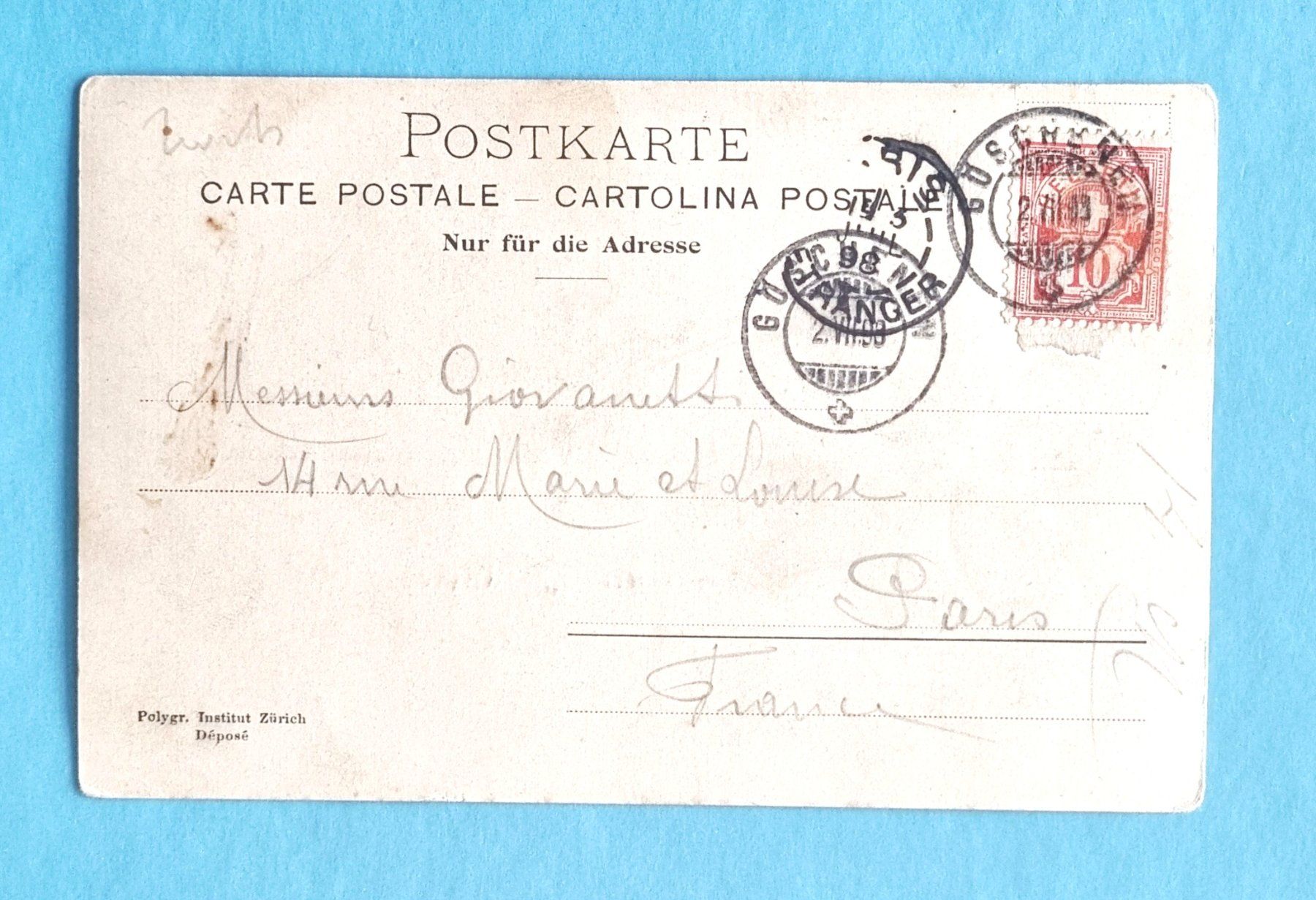 Cartes postales: Göschenen - Bahnhof - Gotthardbahn - 1898 – D'occasion à Rothrist par RROENK 1