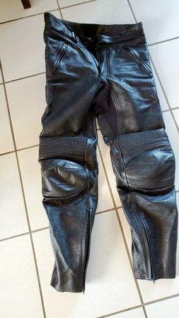 Motorradhose Grösse 48 gebraucht schwarz