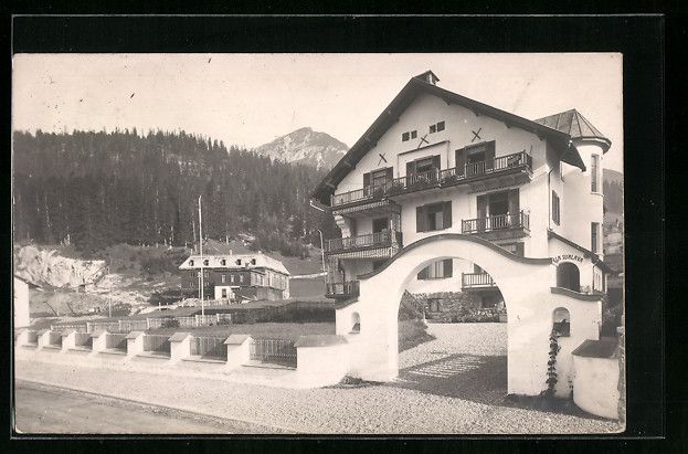 Cartoline postali: Davos, Villa Surlava mit Nachbargebäude – Usato da Berlin venduto da bartko-reher