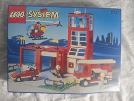 LEGO System 6571 caserne de pompiers neuf vintage 🚁🔥🚒