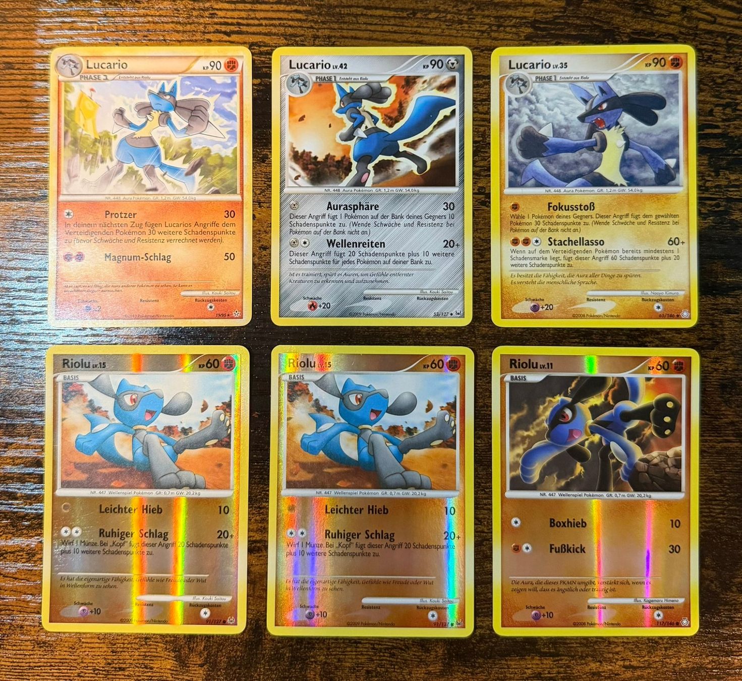 Pokémon Carte collezionabili: Lucario & Riolu Bundle / 19, 53, 61, 91 & 117 – Usato da Zürich venduto da PEACECOCOON